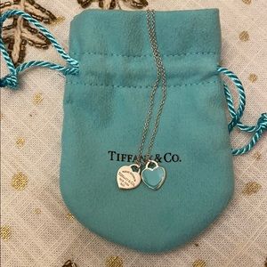 Tiffany Blue Double Heart